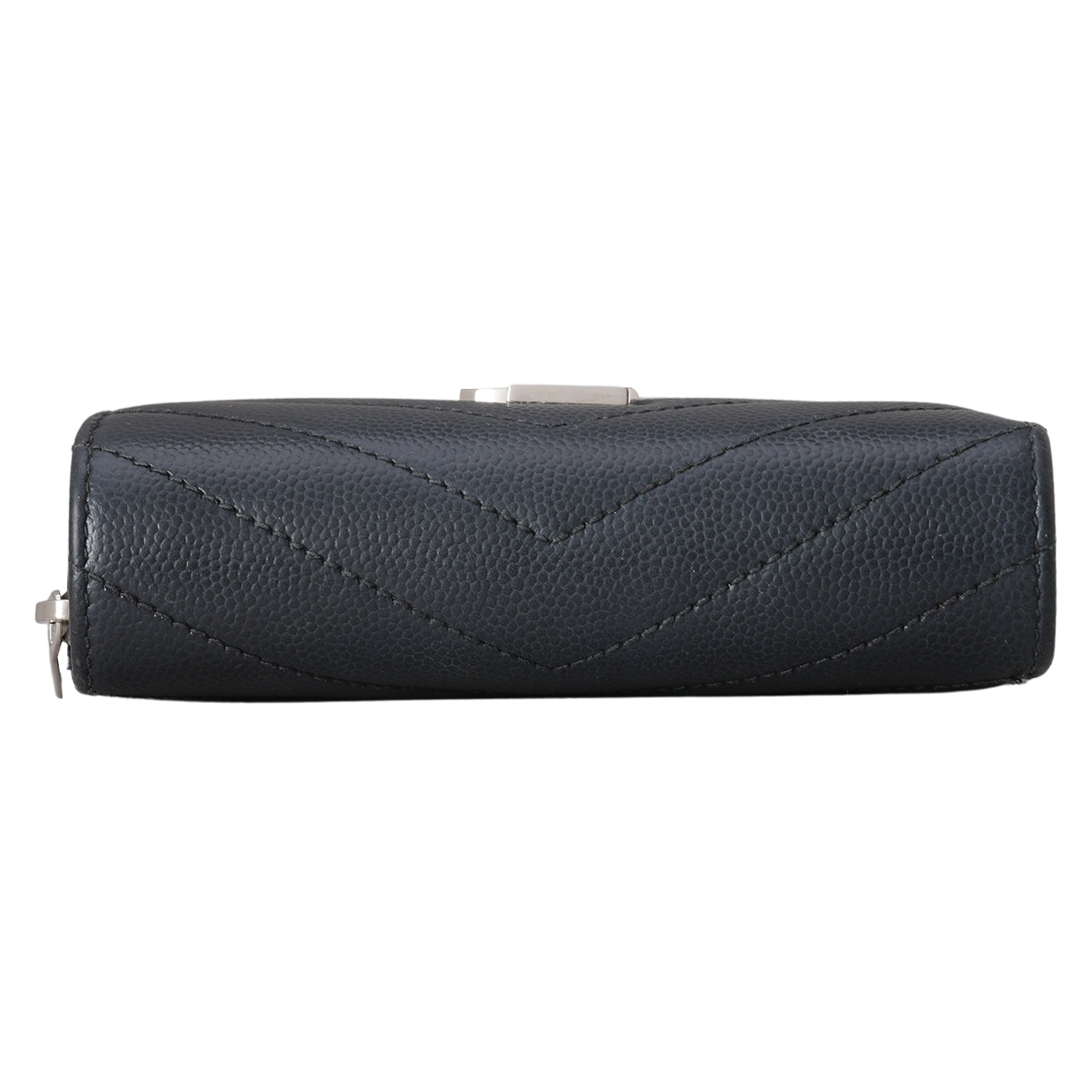 YVES SAINT LAURENT(USED)생로랑 403723 모노그램 쉐브론 컴팩트 반지갑